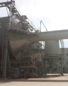 内蒙古某钢厂转炉�q�法除尘输灰_滨州宏景雕塑有限公司